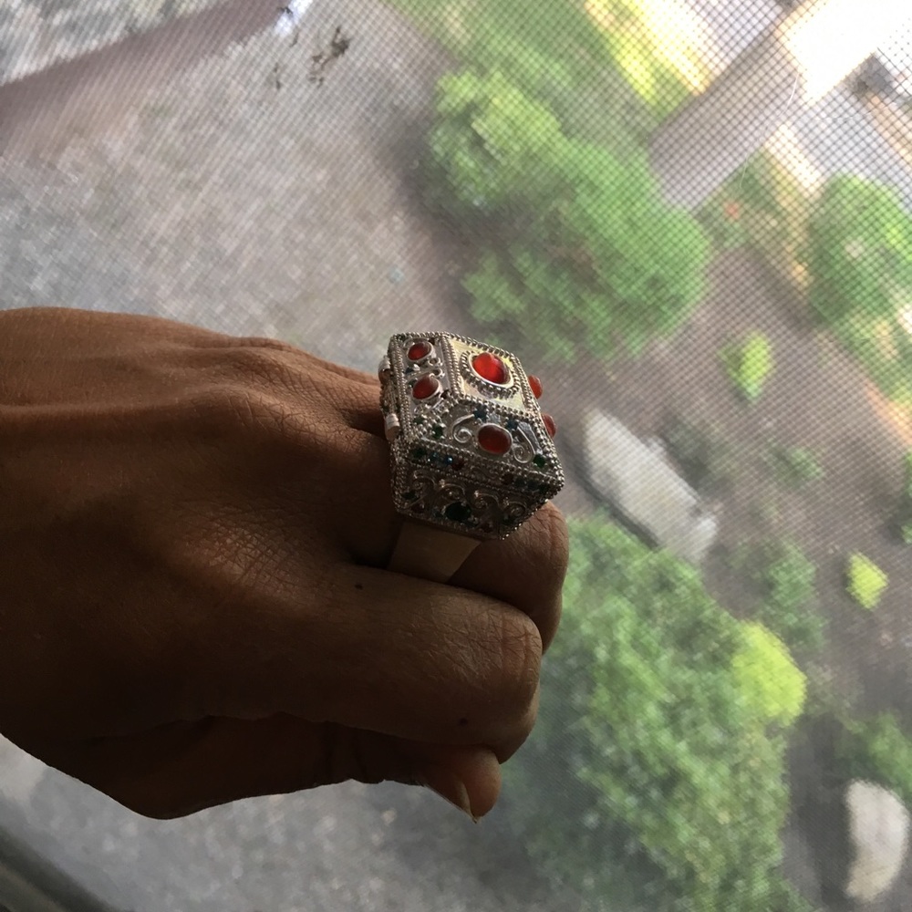 LaVintage Treasure Natural Carnelian Ring Size 7